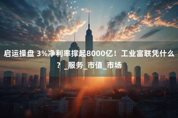 启运操盘 3%净利率撑起8000亿！工业富联凭什么？_服务_市值_市场